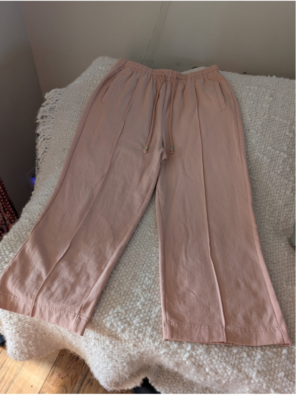 Women's Rachel Roy Cropped Pants Size L Pink